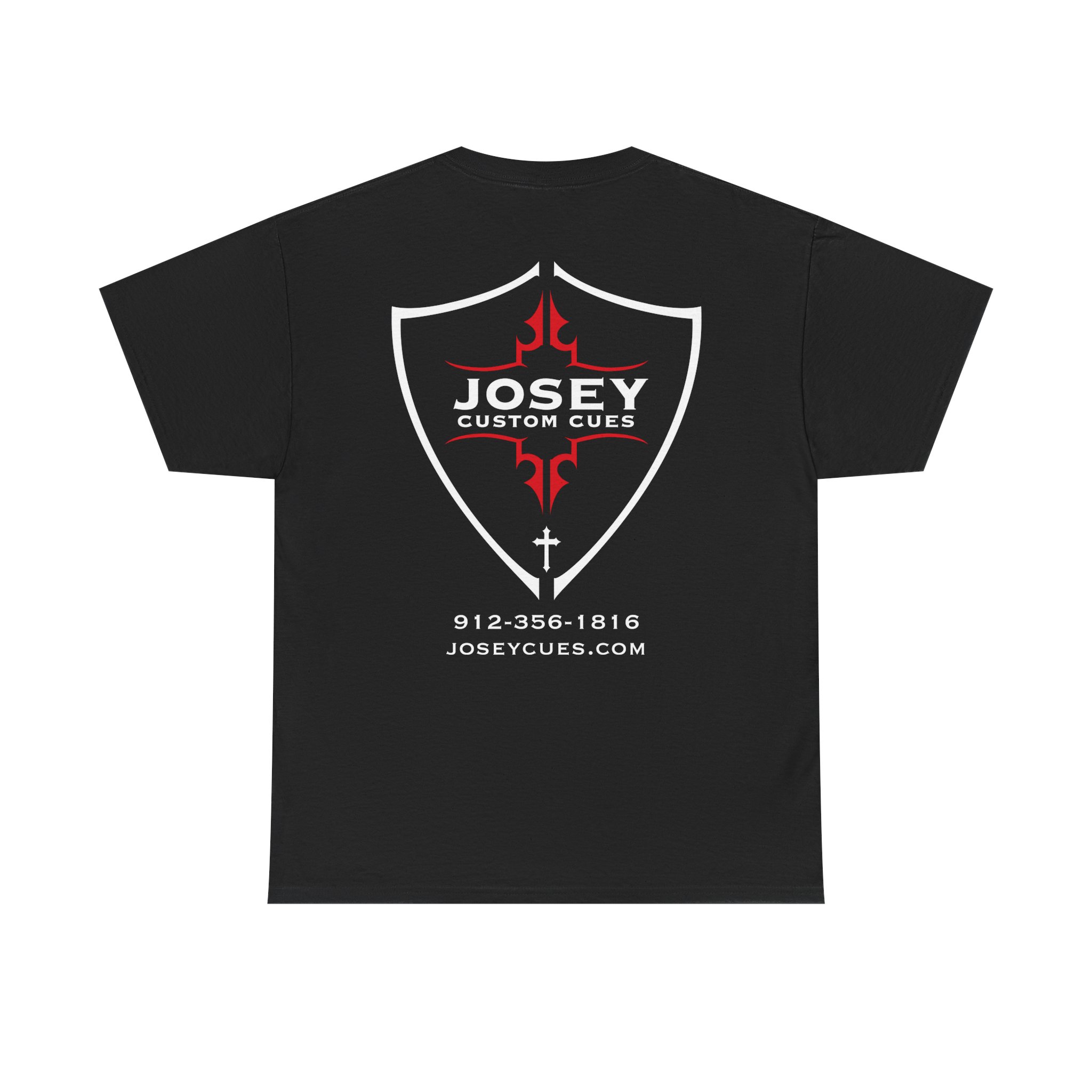 Josey Custom Cues ('25 Logo) | Gildan Unisex Heavy Cotton Tee - Image 3
